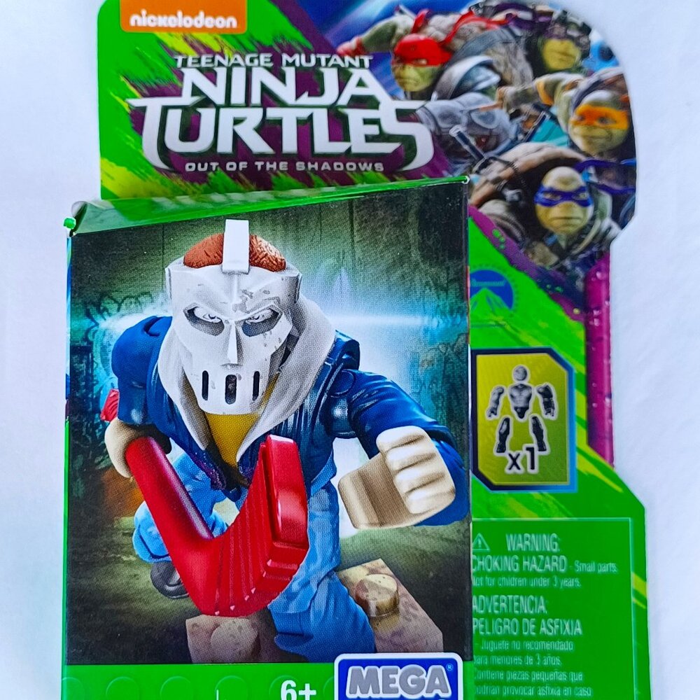 Mega Blocks Casey Jones TMNT Out of the Shadows 2015